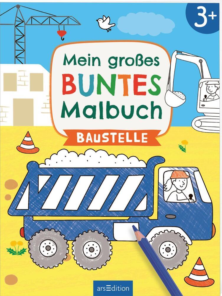 Mein großes buntes Malbuch - Baustelle main product photo