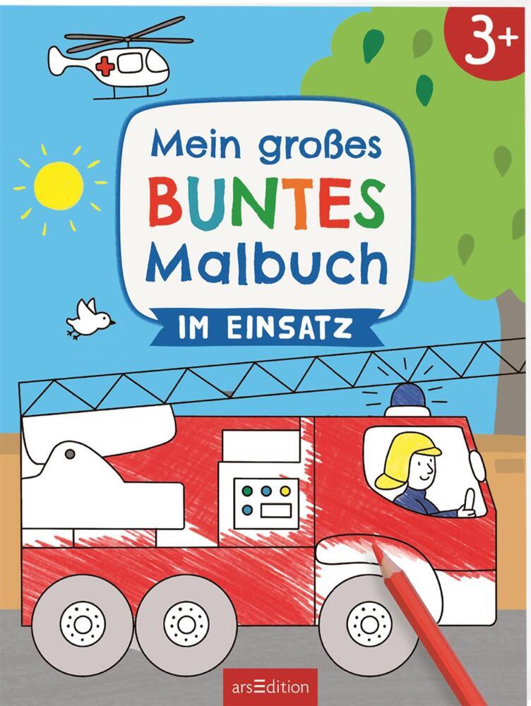 Mein großes buntes Malbuch - Im Einsatz main product photo