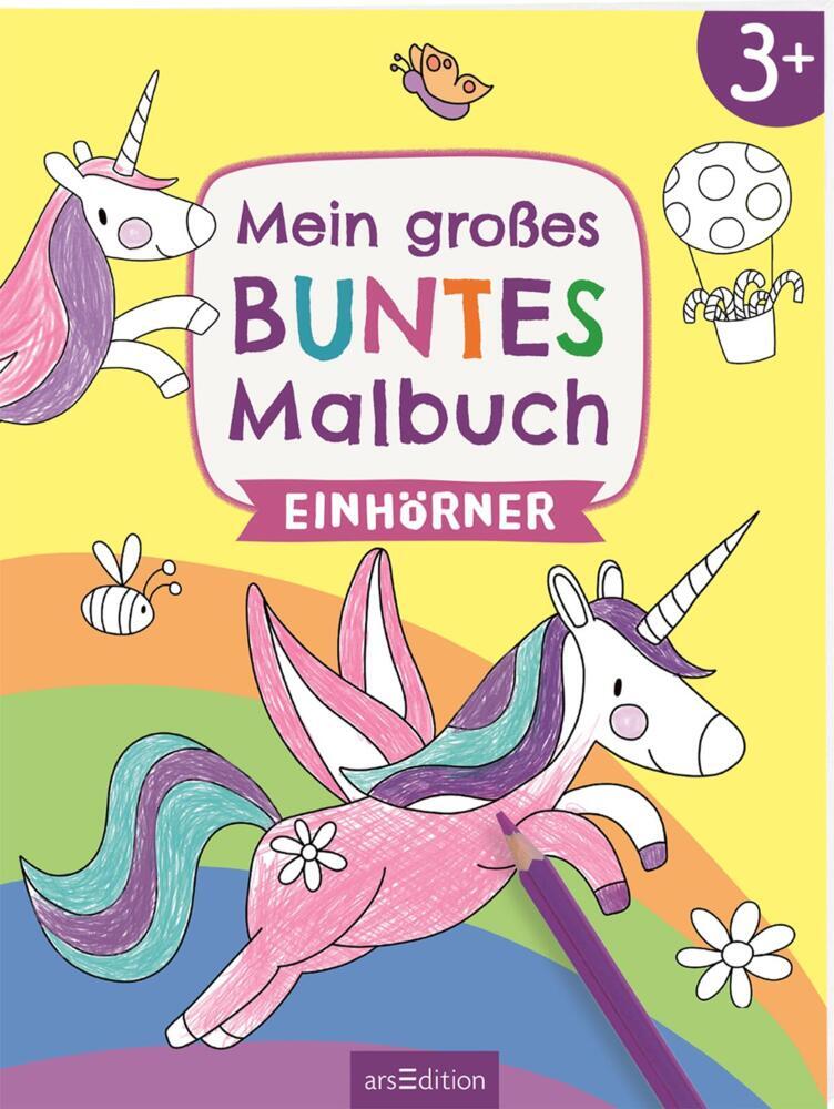 Mein großes buntes Malbuch - Einhörner main product photo