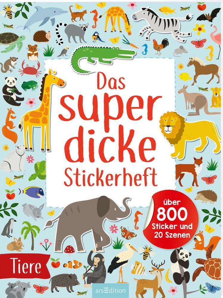 Das superdicke Stickerheft - Tiere main product photo