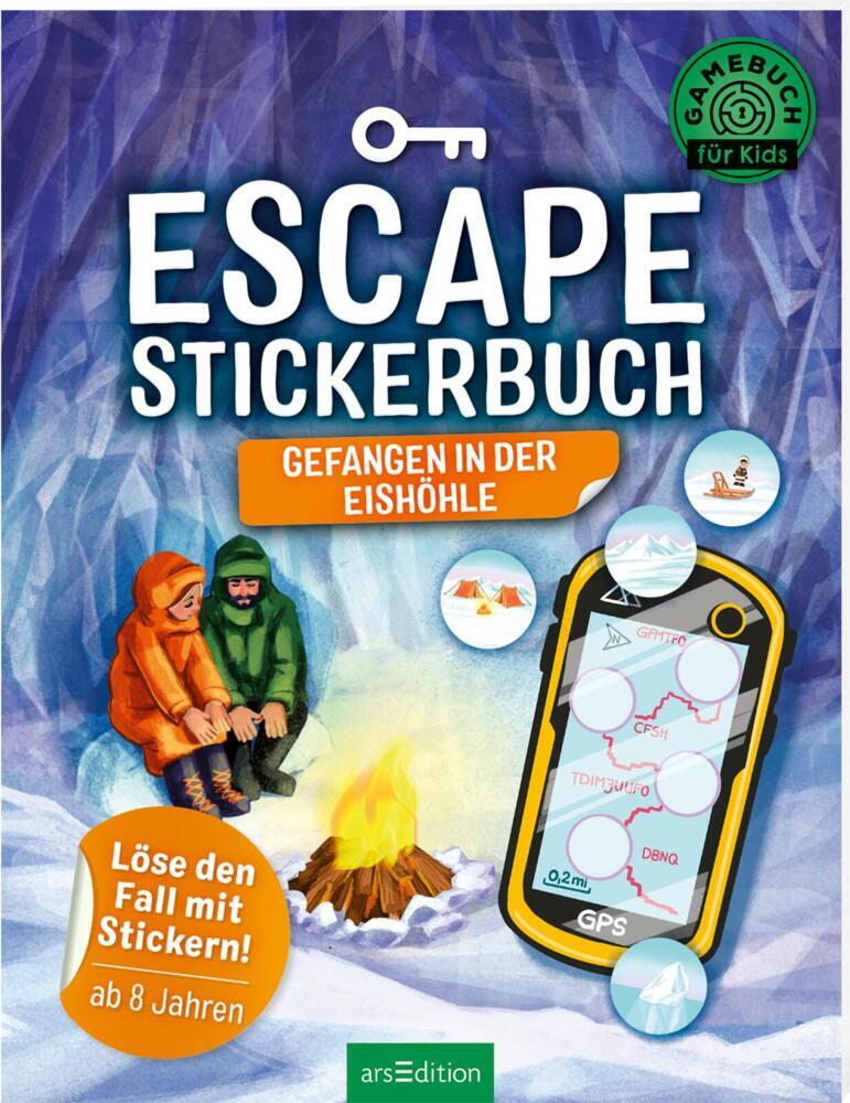 Escape-Stickerbuch - Gefangen in der Eishöhle main product photo