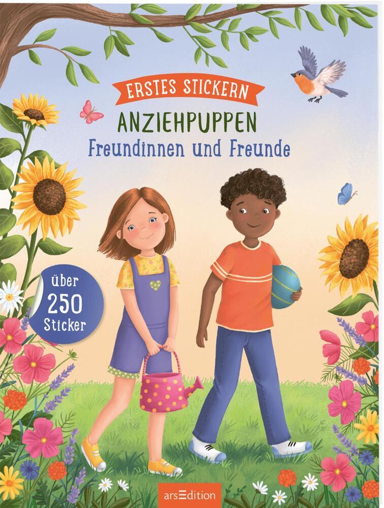 Erstes Stickern Anziehpuppen - Freundinnen und Freunde main product photo