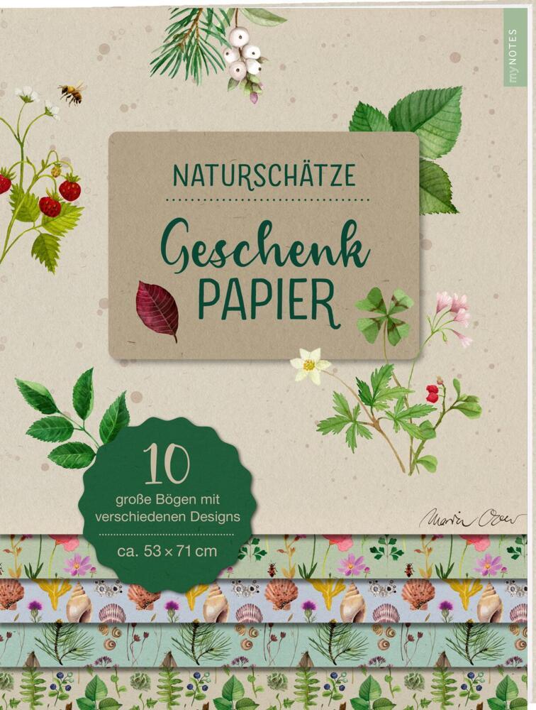 myNOTES Papeterie: Geschenkpapier Naturschätze main product photo