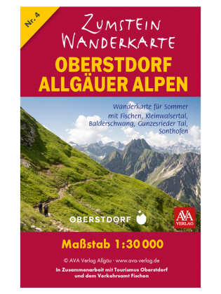 Zumstein Wanderkarte Oberstdorf