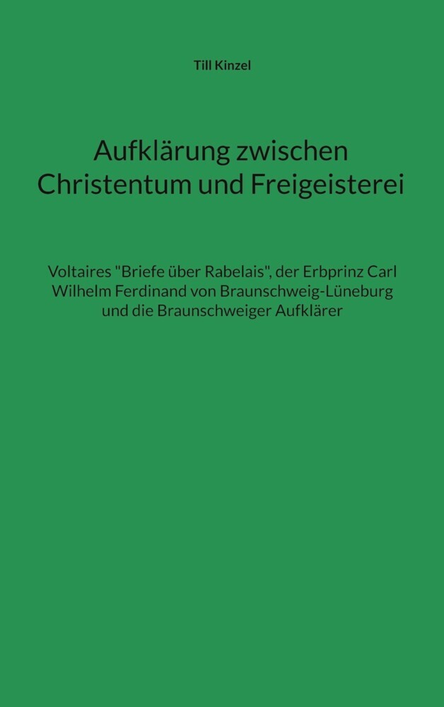 Aufklärung zwischen Christentum und Freigeisterei main product photo