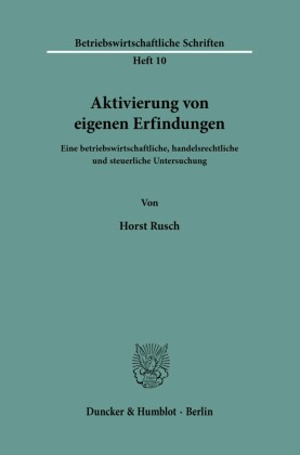 Aktivierung von eigenen Erfindungen.
