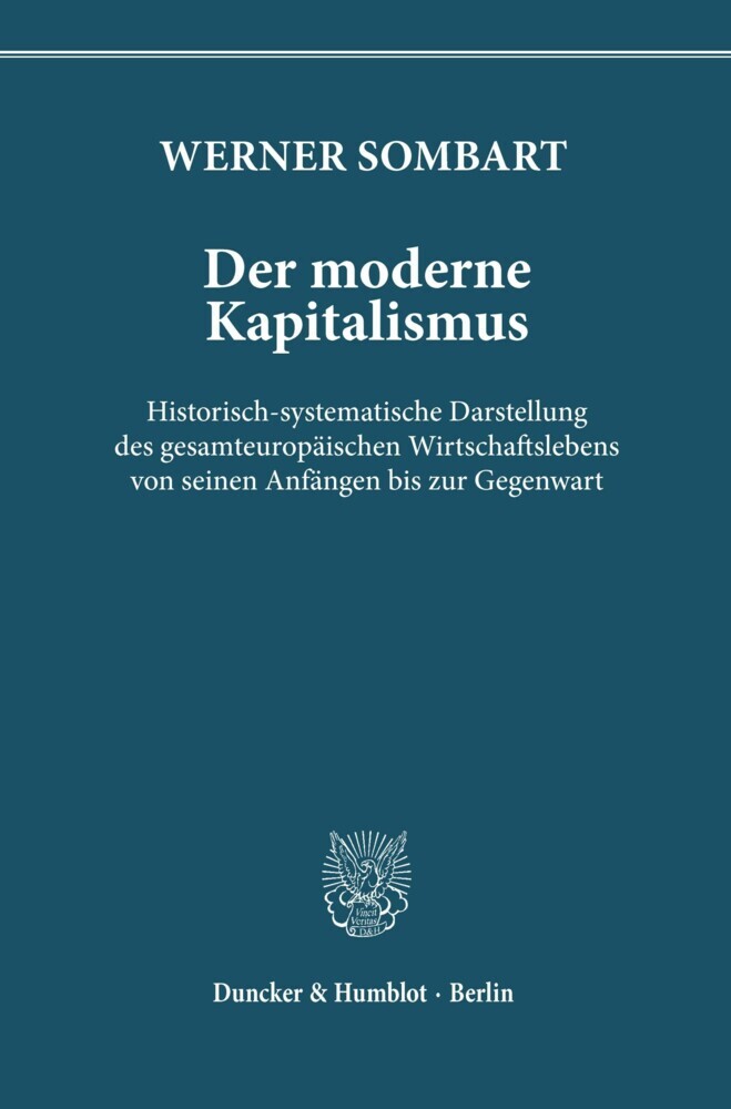 Der moderne Kapitalismus. main product photo