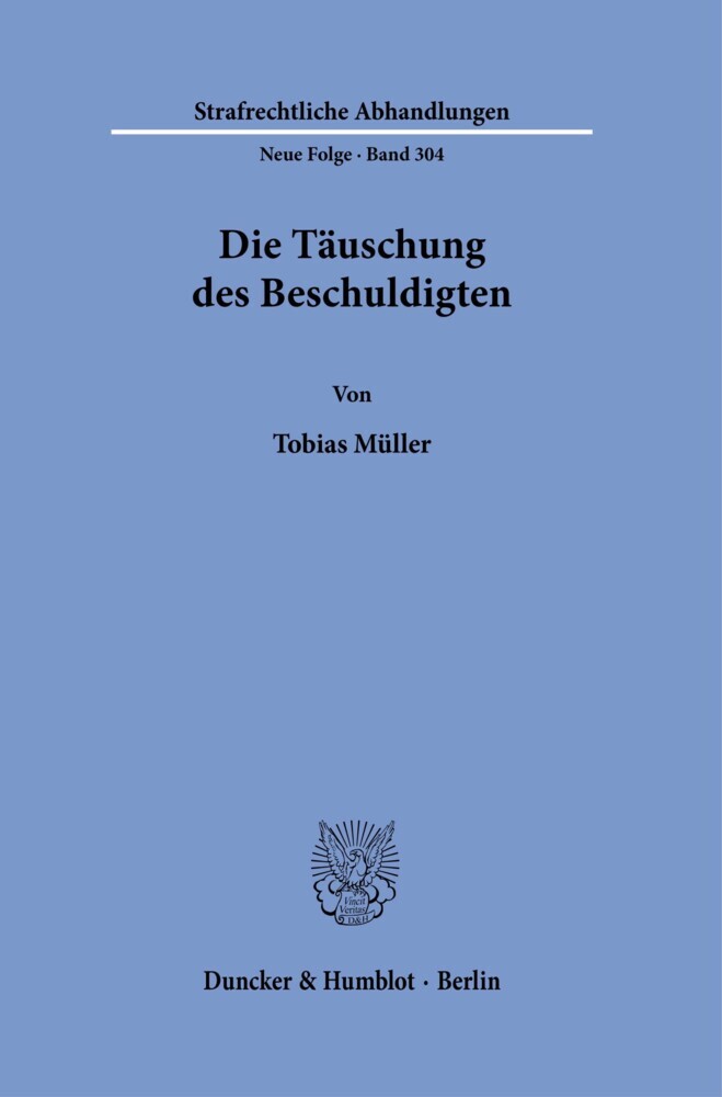 Die Täuschung des Beschuldigten. main product photo