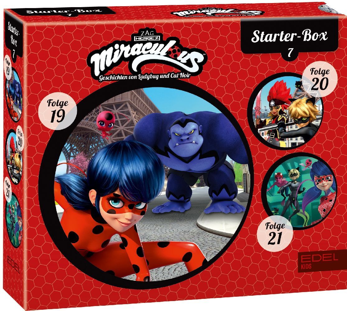Miraculous - Starter-Box. Box.7, 3 Audio-CD main product photo