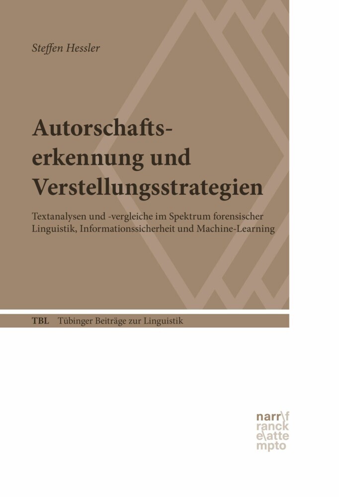 Autorschaftserkennung und Verstellungsstrategien main product photo