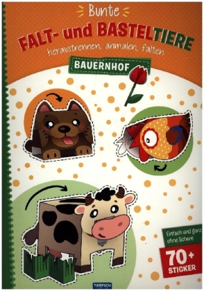 Trötsch Bastelbuch Bunte Falt- und Basteltiere - Bauernhof
