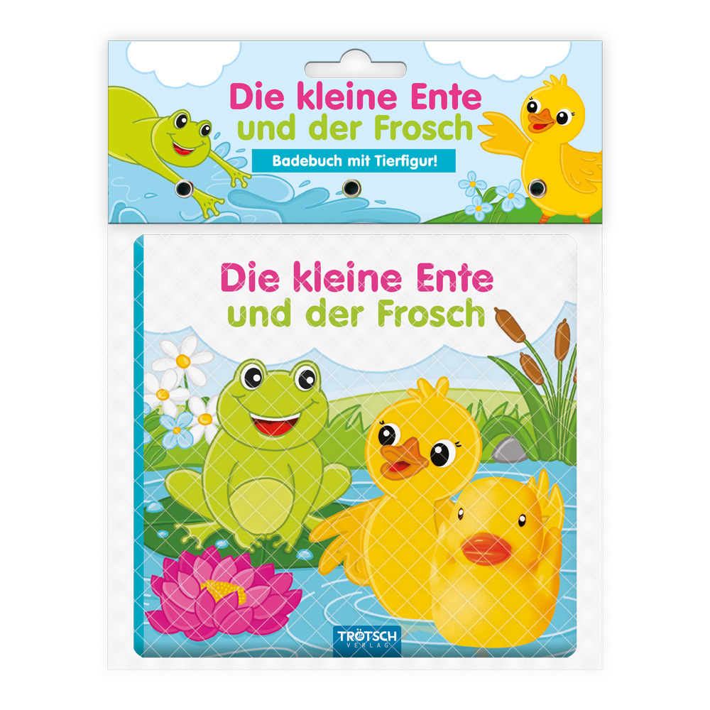 Trötsch Badebuch mit Tierfigur Die kleine Ente und der Frosch main product photo