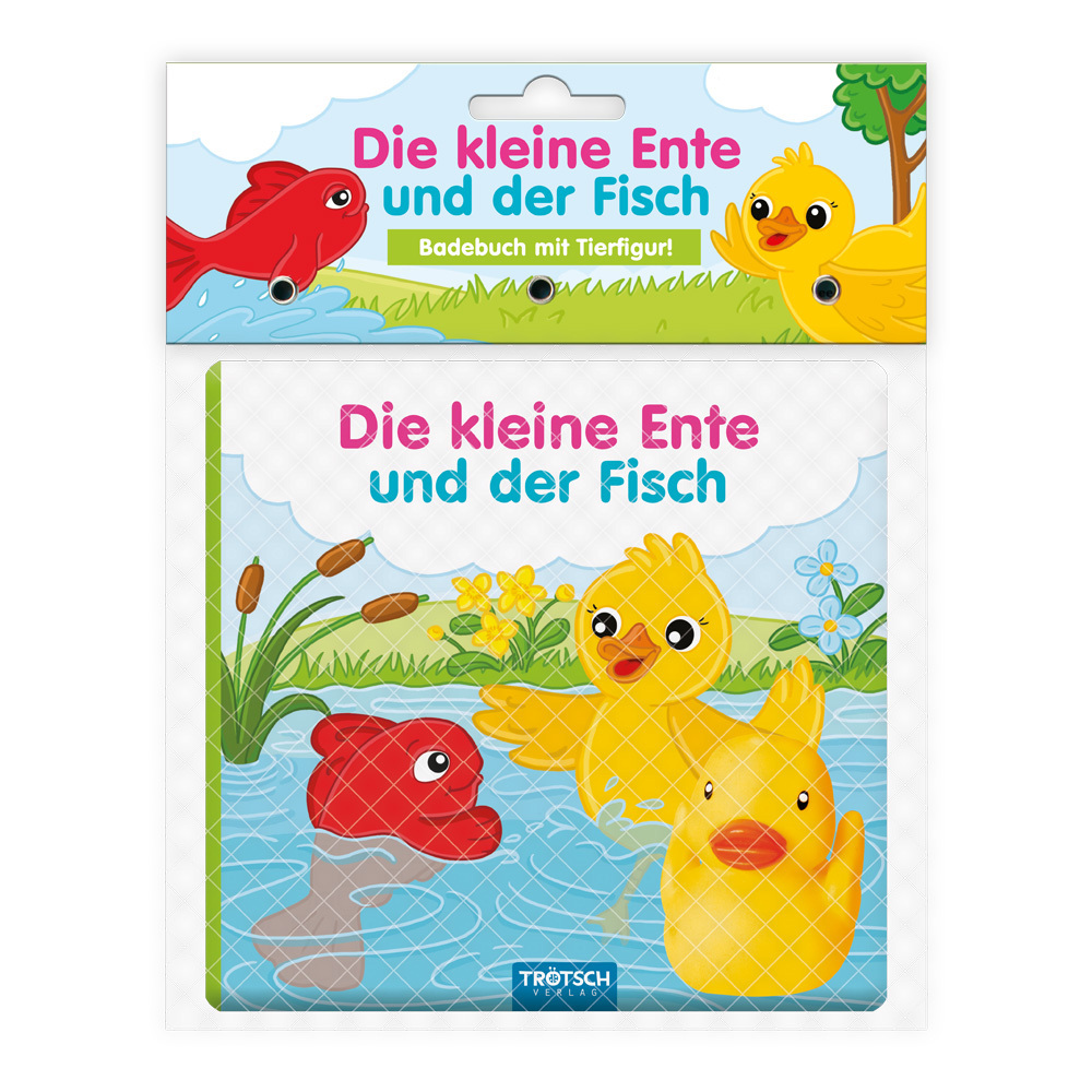 Trötsch Badebuch mit Tierfigur Die kleine Ente und der Fisch main product photo