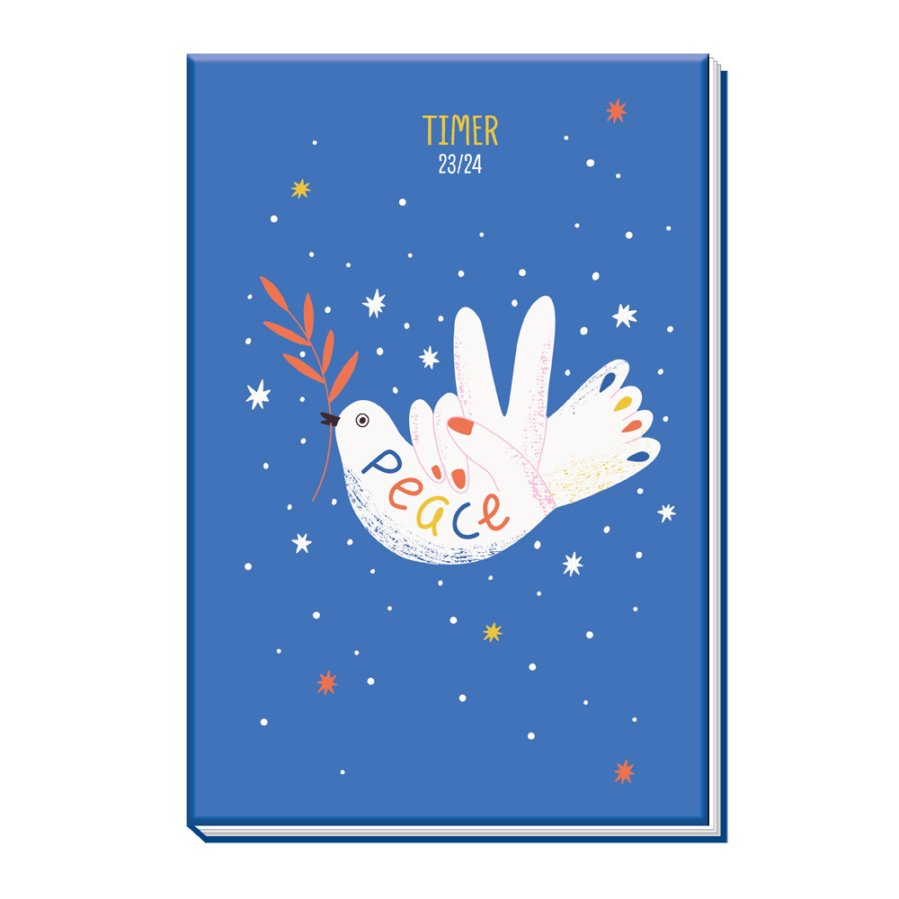 Trötsch Schülerkalender Specials mit Wattierung Peace 23/24 main product photo