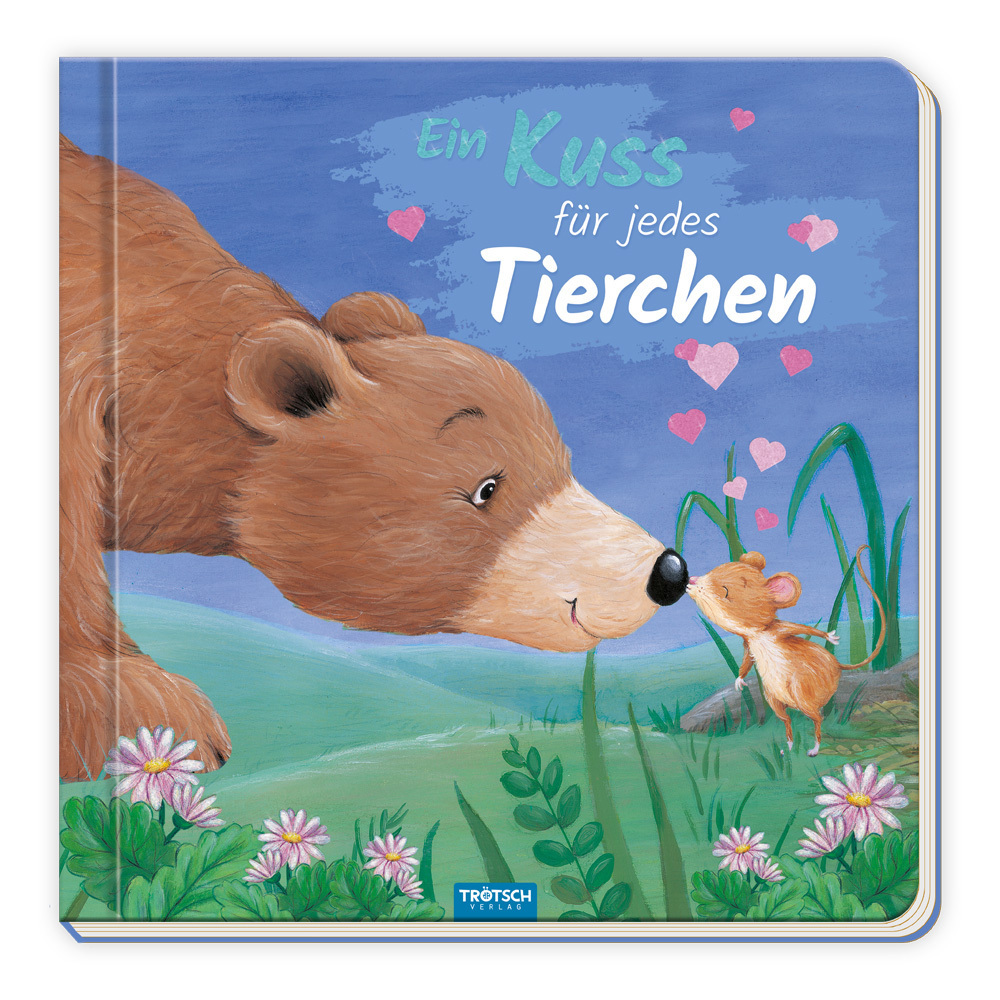 Trötsch Pappenbuch mit Reimen Ein Kuss für jedes Tierchen main product photo