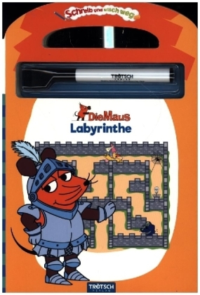 Trötsch Die Maus Schreib und wisch weg Pappenbuch Labyrinthe