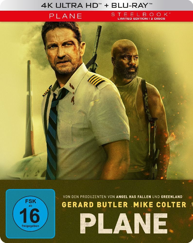 Plane, 1 4K UHD-Blu-ray + 1 Blu-ray (SteelBook) main product photo