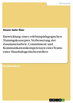 Entwicklung eines erlebnispädagogischen Trainingskonzeptes. Verbesserung der Zusammenarbeit, Commitment und Kommunikationskompetenzen eines Teams eines Haushaltsgeräteherstellers