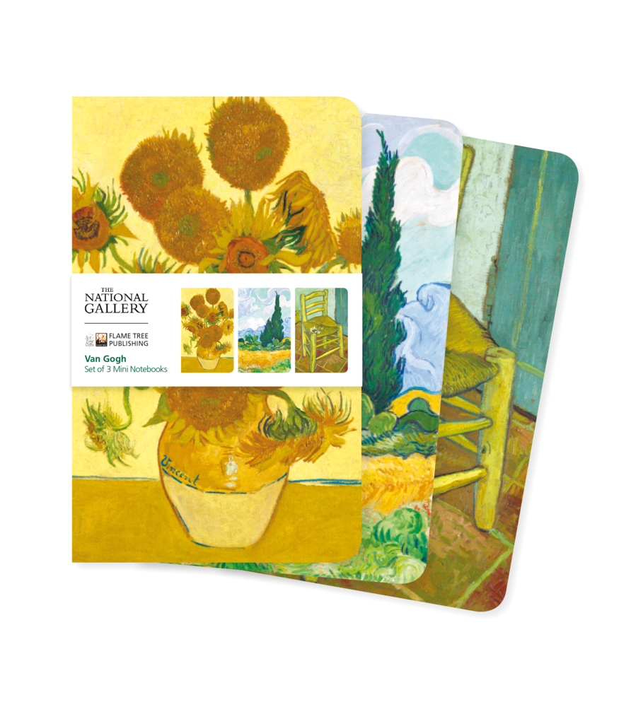 Dreier Set Mini-Notizbücher: National Gallery - Vincent van Gogh main product photo