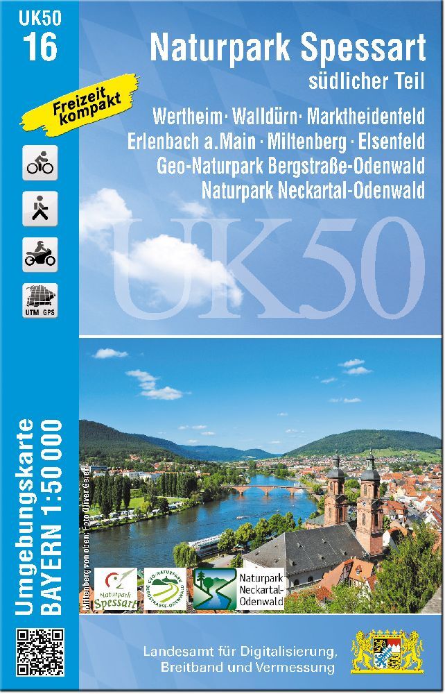 UK50-16 Naturpark Spessart südlicher Teil main product photo