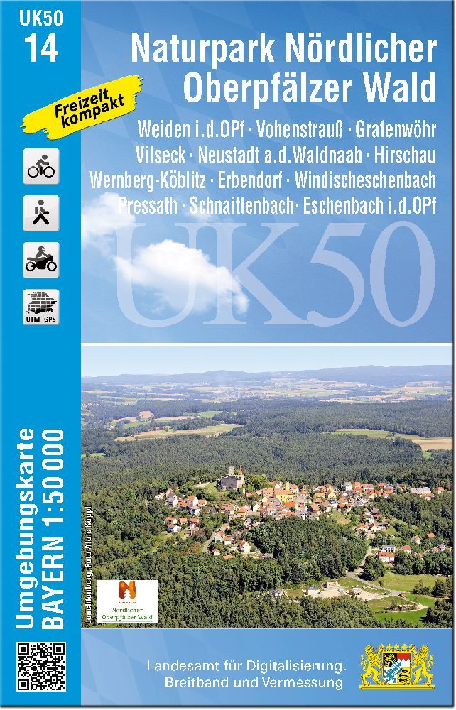 UK50-14 Naturpark Nördlicher Oberpfälzer Wald main product photo