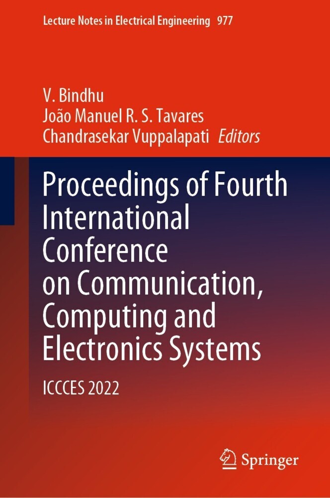 Proceedings of Fourth International Conference on Communication, Computing and Electronics Systems main product photo