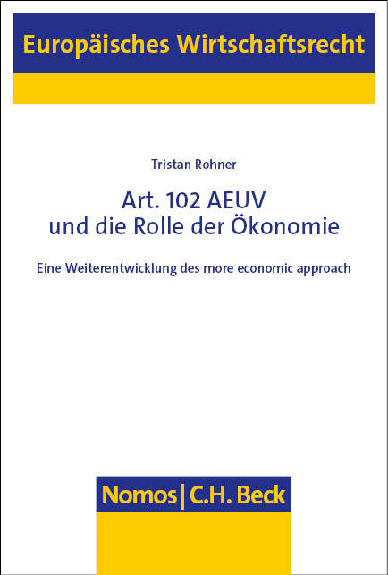Art. 102 AEUV und die Rolle der Ökonomie main product photo