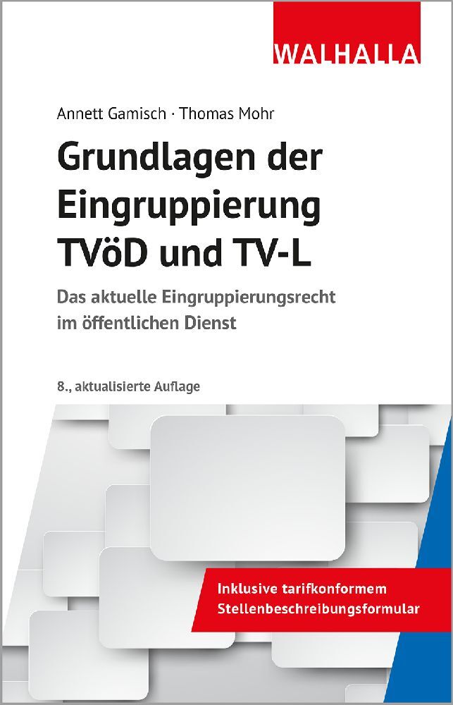 Grundlagen der Eingruppierung TVöD und TV-L main product photo