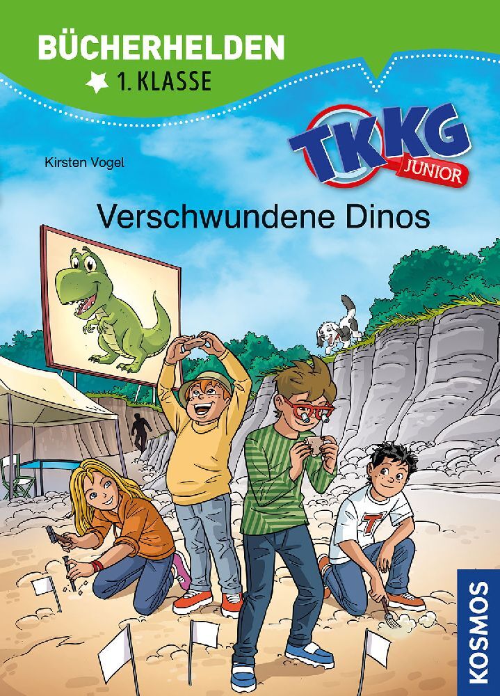 TKKG Junior, Bücherhelden 1. Klasse, Verschwundene Dinos main product photo