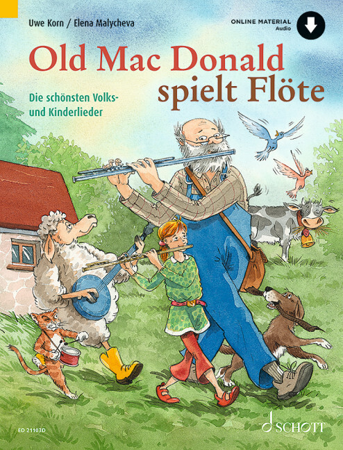 Old Mac Donald spielt Flöte main product photo
