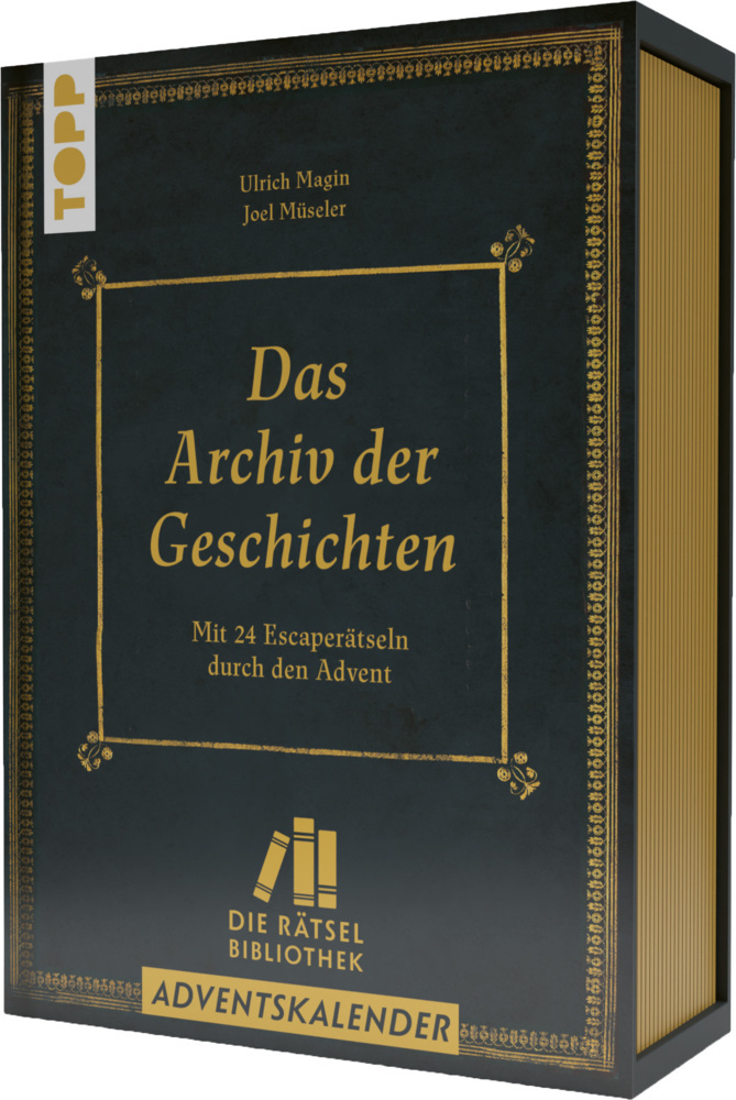 Die Rätselbibliothek. Adventskalender - Das Archiv der Geschichten: Mit 24 Escape-Rätseln durch den Advent main product photo