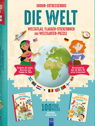 Junior-Entdeckerbox - Die Welt, m. 1 Beilage, 2 Teile