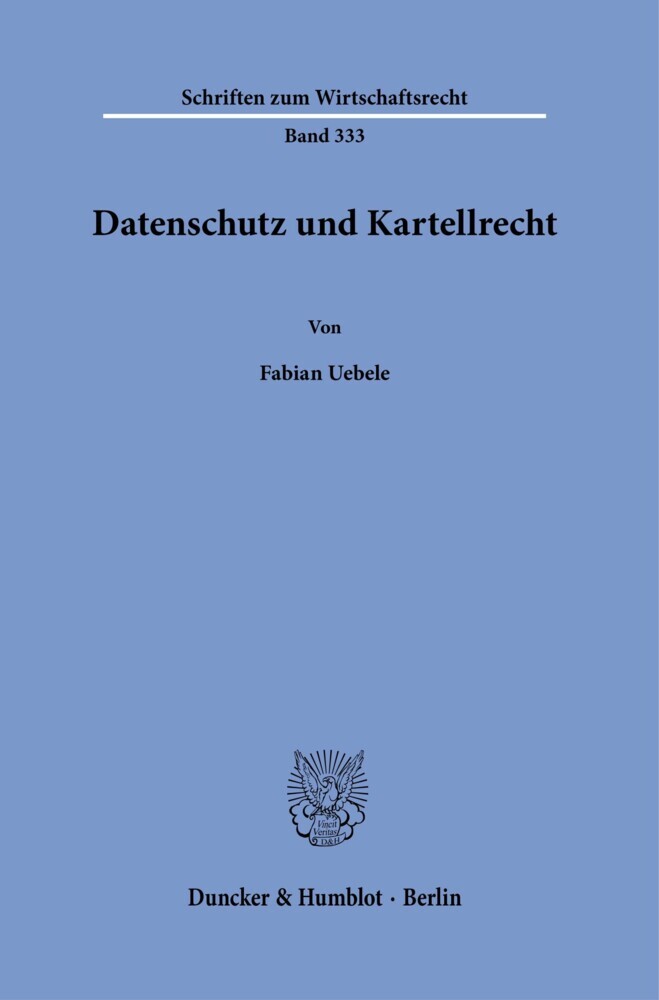 Datenschutz und Kartellrecht. main product photo
