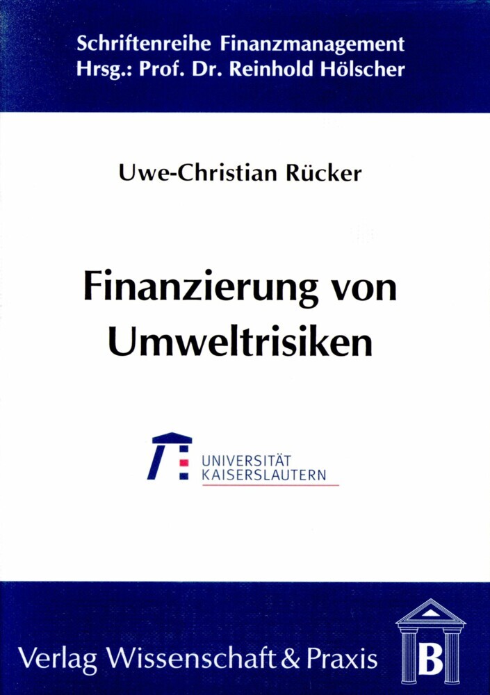 Finanzierung von Umweltrisiken. main product photo