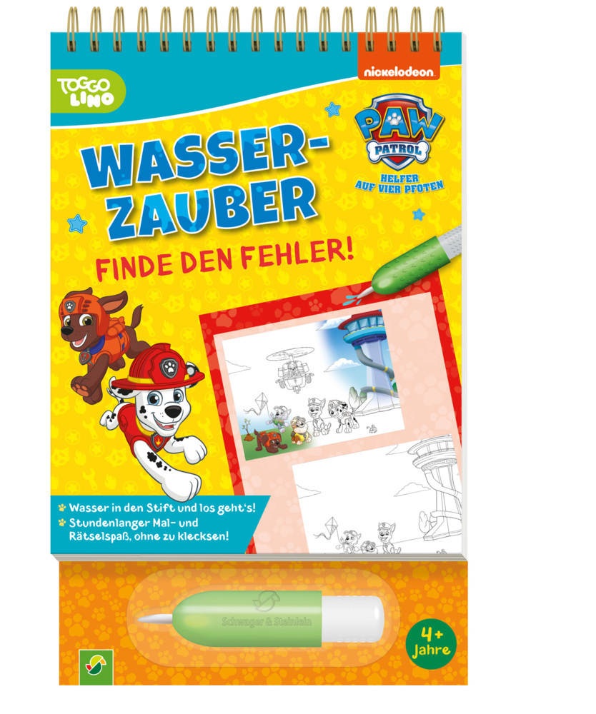 PAW Patrol Wasserzauber I Finde den Fehler. Einfach mit Wasser malen main product photo