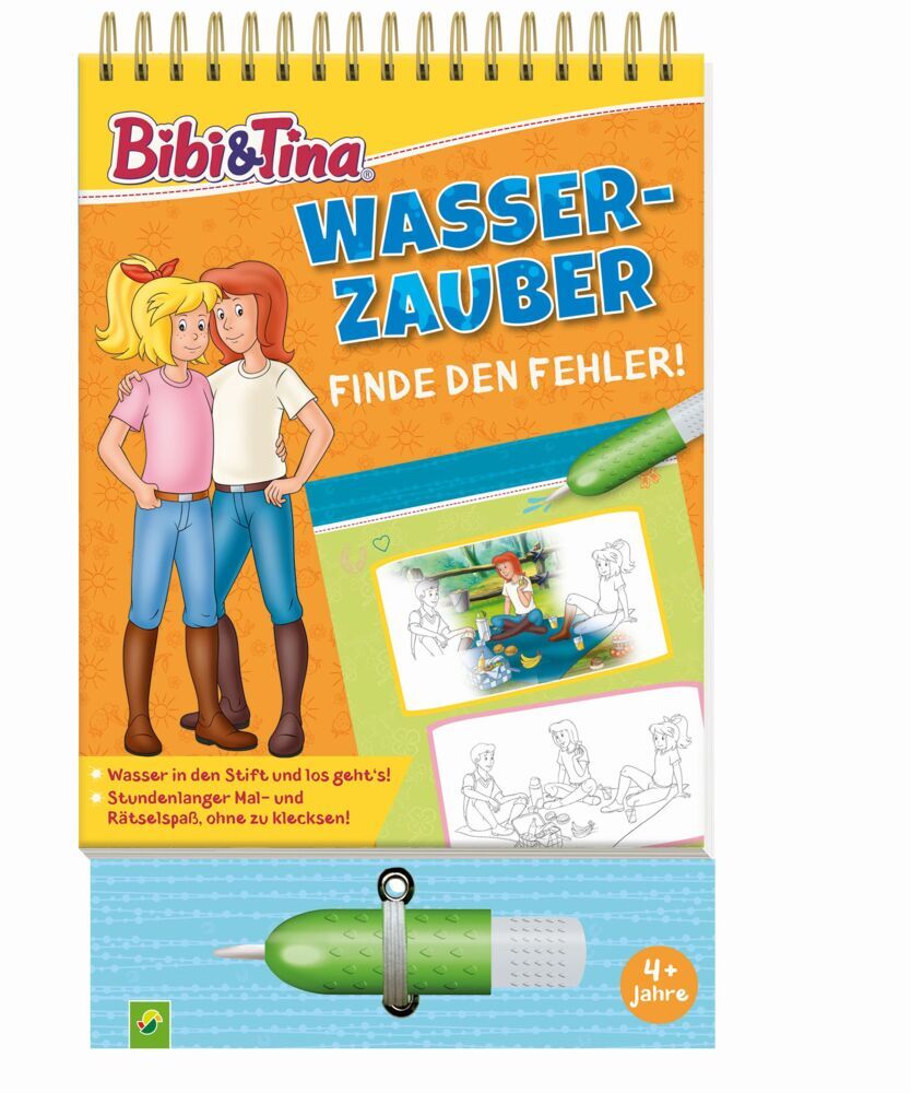Bibi & Tina Wasserzauber | Finde den Fehler. Einfach mit Wasser malen main product photo