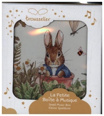 TROUSSELIER - Musikspieldose mit Schublade Peter Hase, Libelle