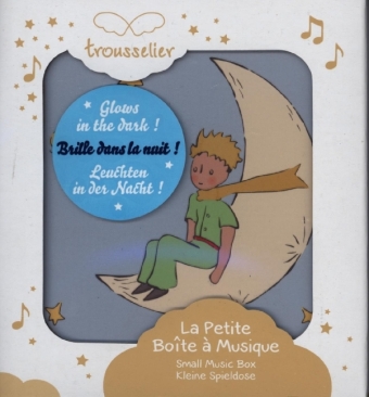 TROUSSELIER - Musikspieldose mit Schublade, Kleiner Prinz, nachtleuchtend