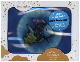 TROUSSELIER - Schmuckkästchen mit Musik, Regenbogenfisch, nachtleuchtend