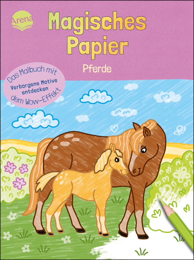 Magisches Papier - Das Malbuch mit dem Wow-Effekt. Pferde main product photo