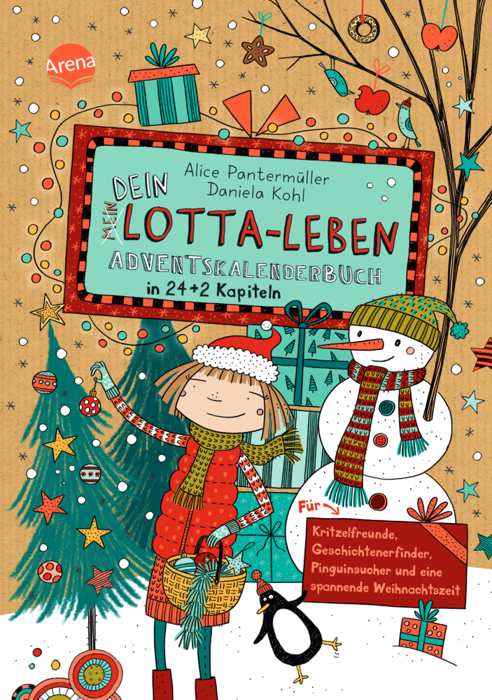 Dein Lotta-Leben. Adventskalenderbuch in 24+2 Kapiteln. Für Kritzelfreunde, Geschichtenerfinder, Pinguinsucher und eine spannende Weihnachtszeit main product photo