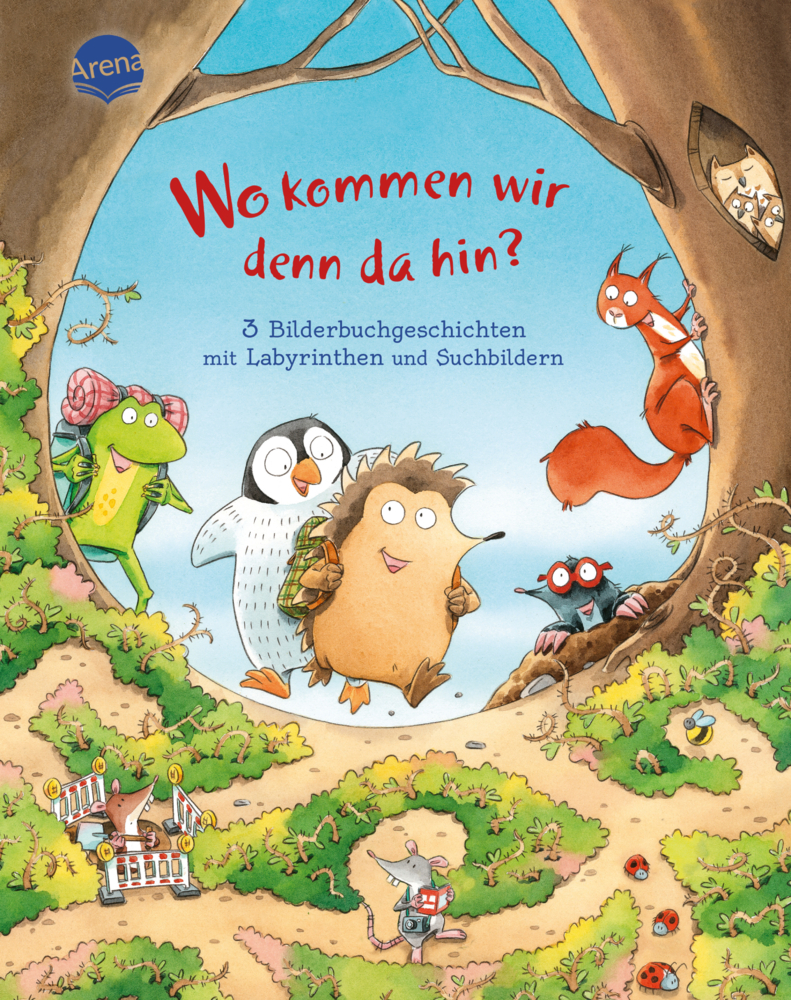 Wo kommen wir denn da hin? 3 Bilderbuchgeschichten mit Labyrinthen und Suchbildern main product photo