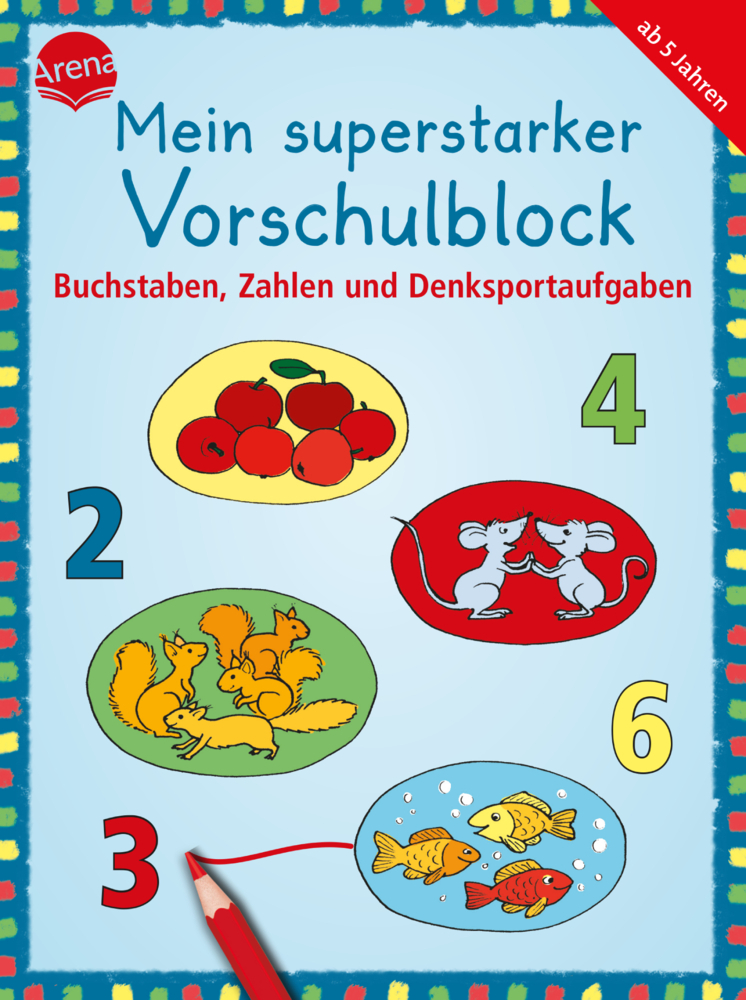 Mein superstarker Vorschulblock. Buchstaben, Zahlen und Denksportaufgaben main product photo