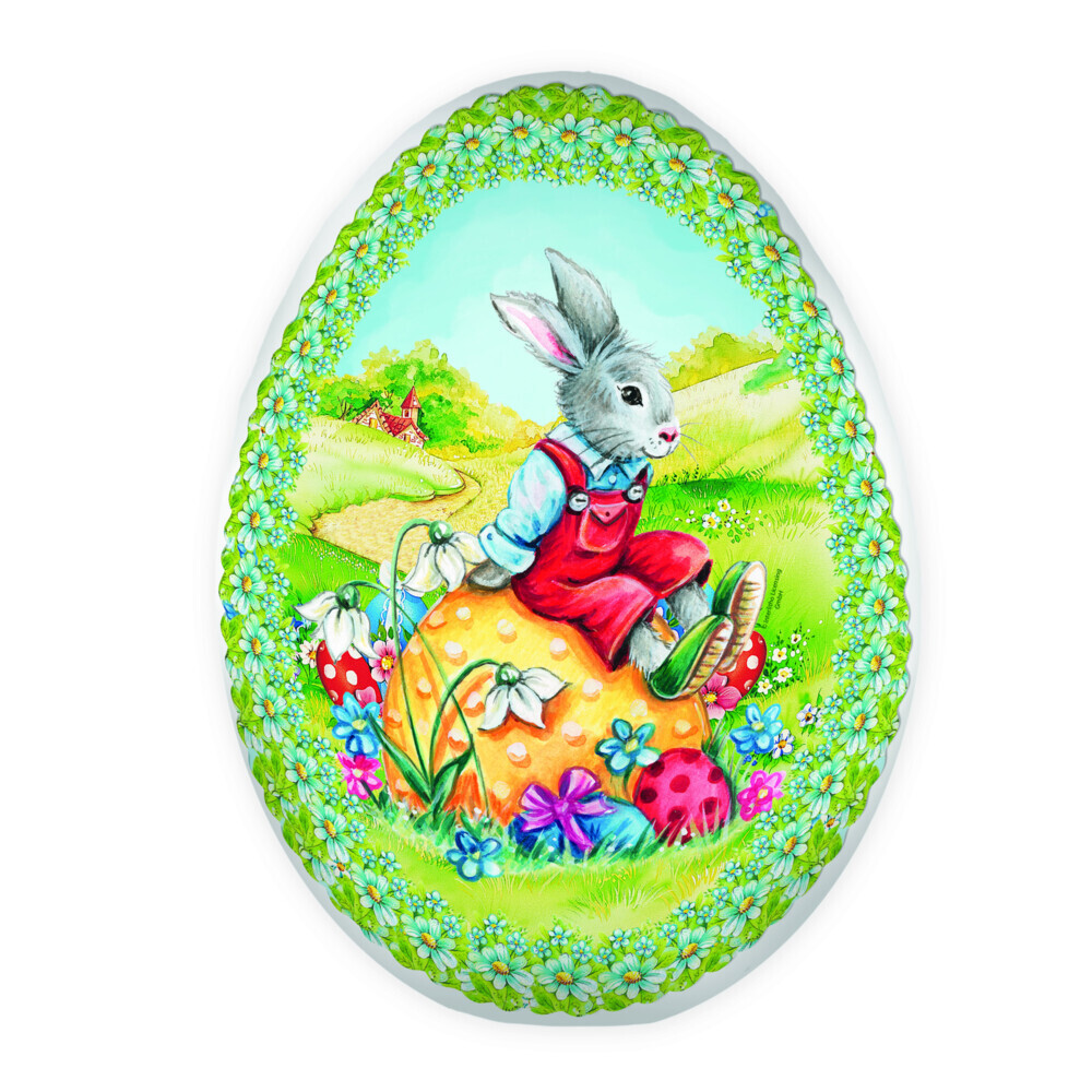 Trötsch Osterei zum Befüllen 15 cm Hasenjunge Füllei Pappei main product photo