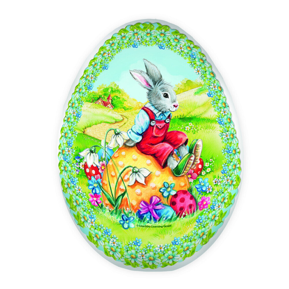 Trötsch Osterei zum Befüllen 9 cm Hasenjunge Füllei Pappei main product photo