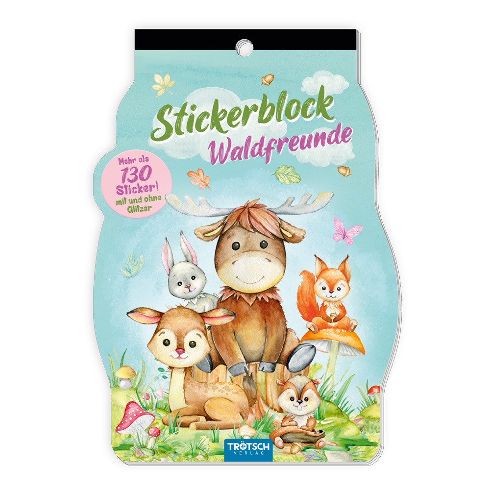 Trötsch Stickerblock Waldfreunde main product photo