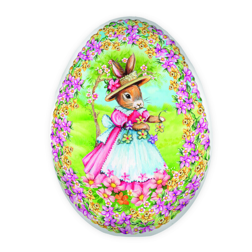 Trötsch Osterei zum Befüllen 18 cm Hasenmädchen Füllei Pappei main product photo