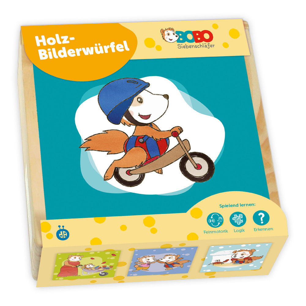 Trötsch Bobo Siebenschläfer Bilderwürfel Puzzle main product photo