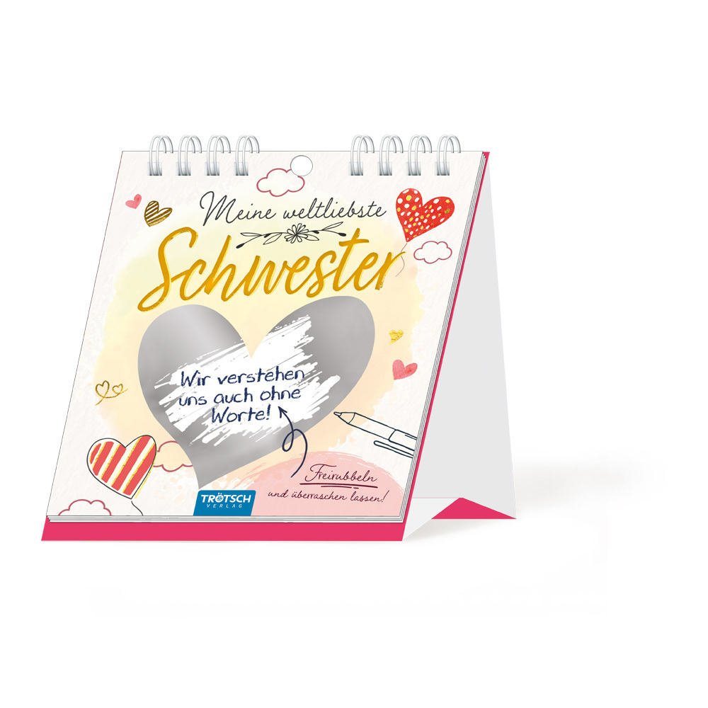 Trötsch Meine weltliebste Schwester Überraschungsgrüße main product photo