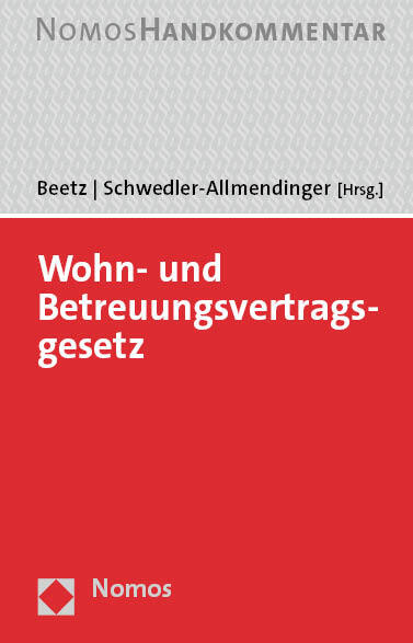Wohn- und Betreuungsvertragsgesetz main product photo